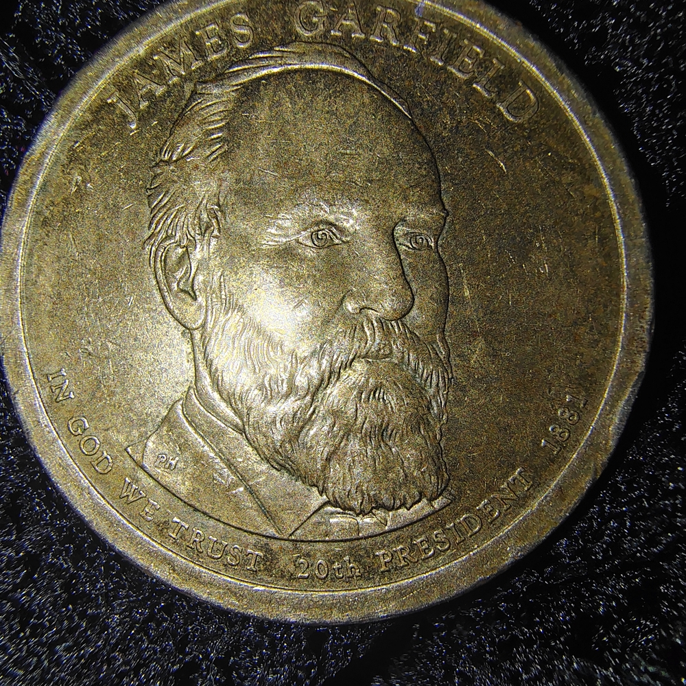 James Garfield Commemorative Coin - Gold